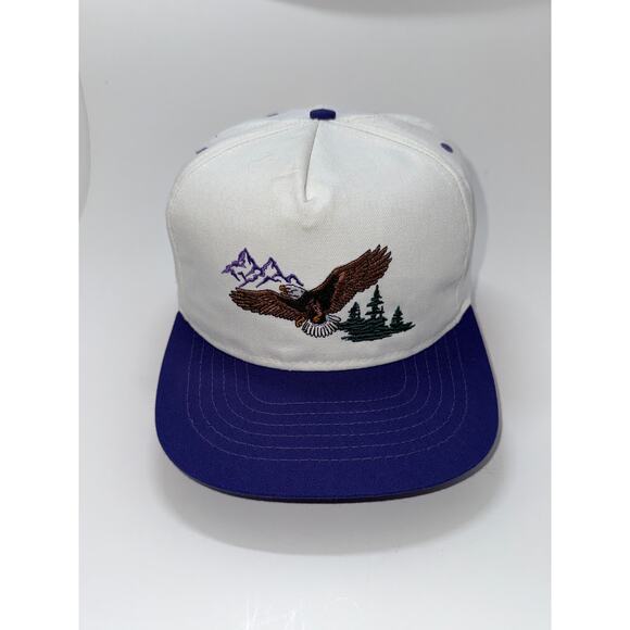 Vintage Bald Eagle York HVAC Snapback Hat - Picture 1 of 5
